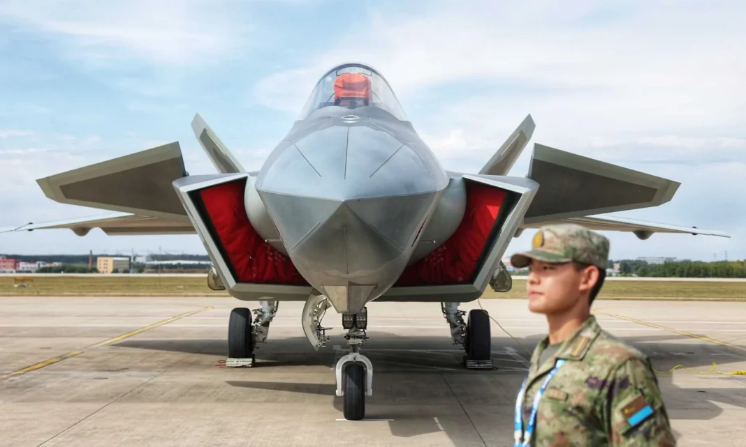 China s J 20 Stealth Fighter Makes First Static Display As 300th Jet China s J 20 Stealth Fighter Makes First Static Display As 300th Jet