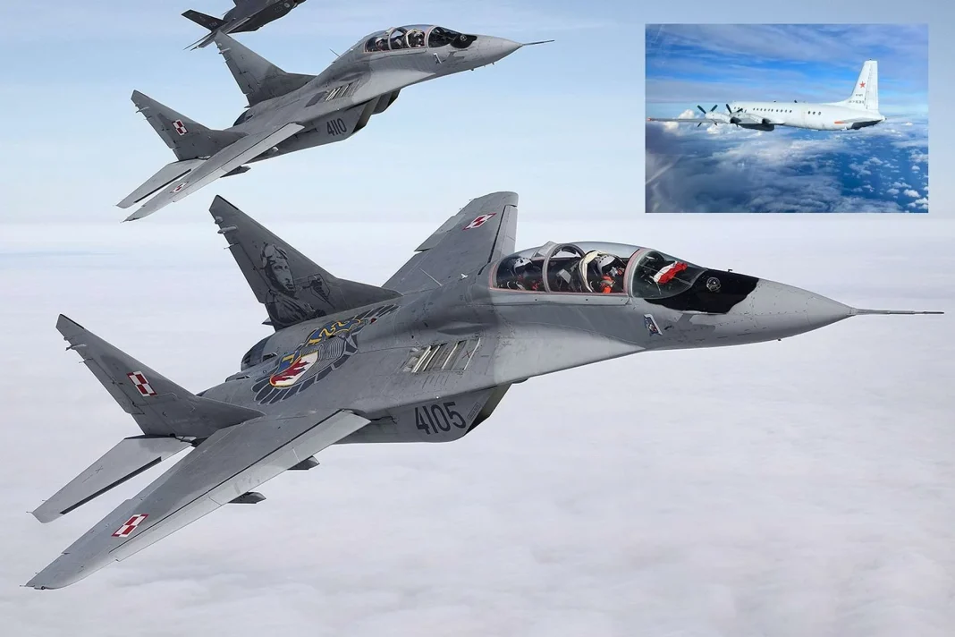 Poland Scrambles MiG-29s to Intercept Russian Il-20M over Baltic Sea