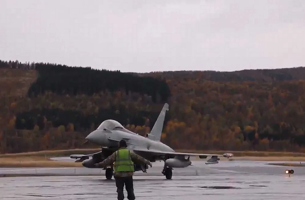 Typhoon fighter jets