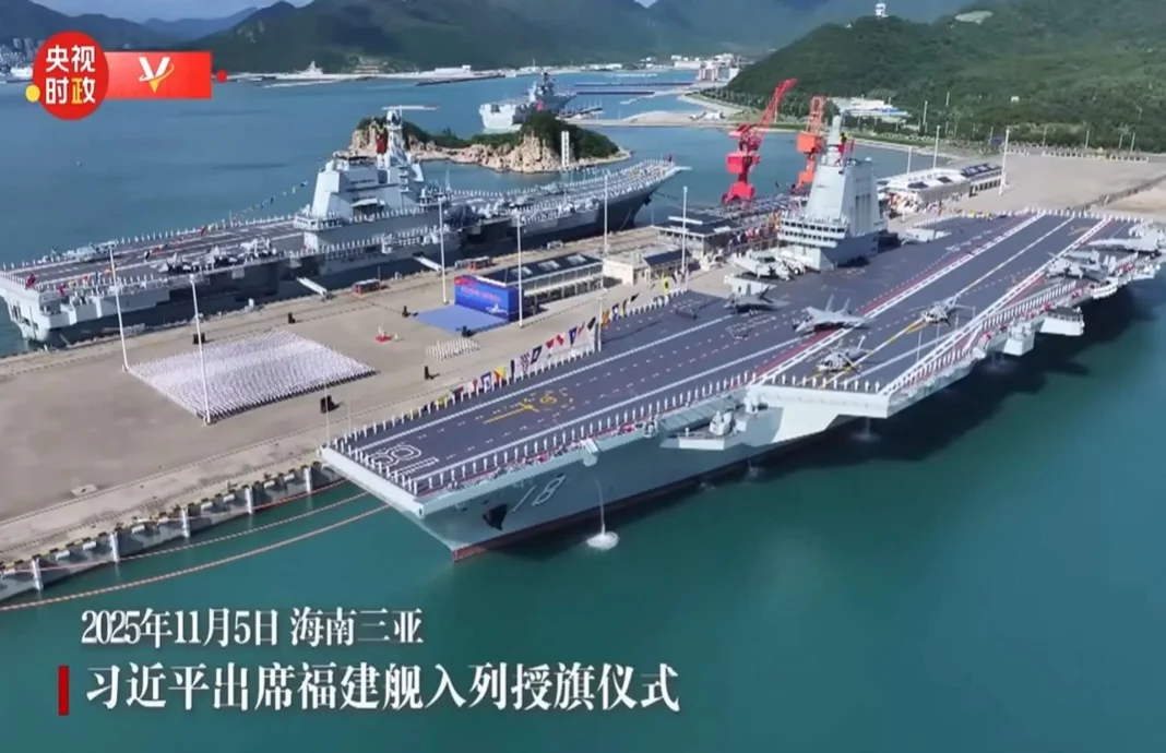 China Commissions Fujian Aircraft Carrier, Marking a New Era in Naval Power