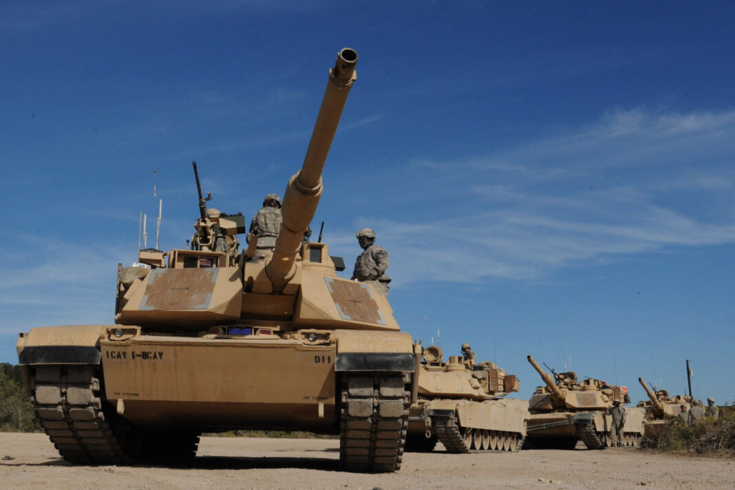 New M1 Abrams Tanks